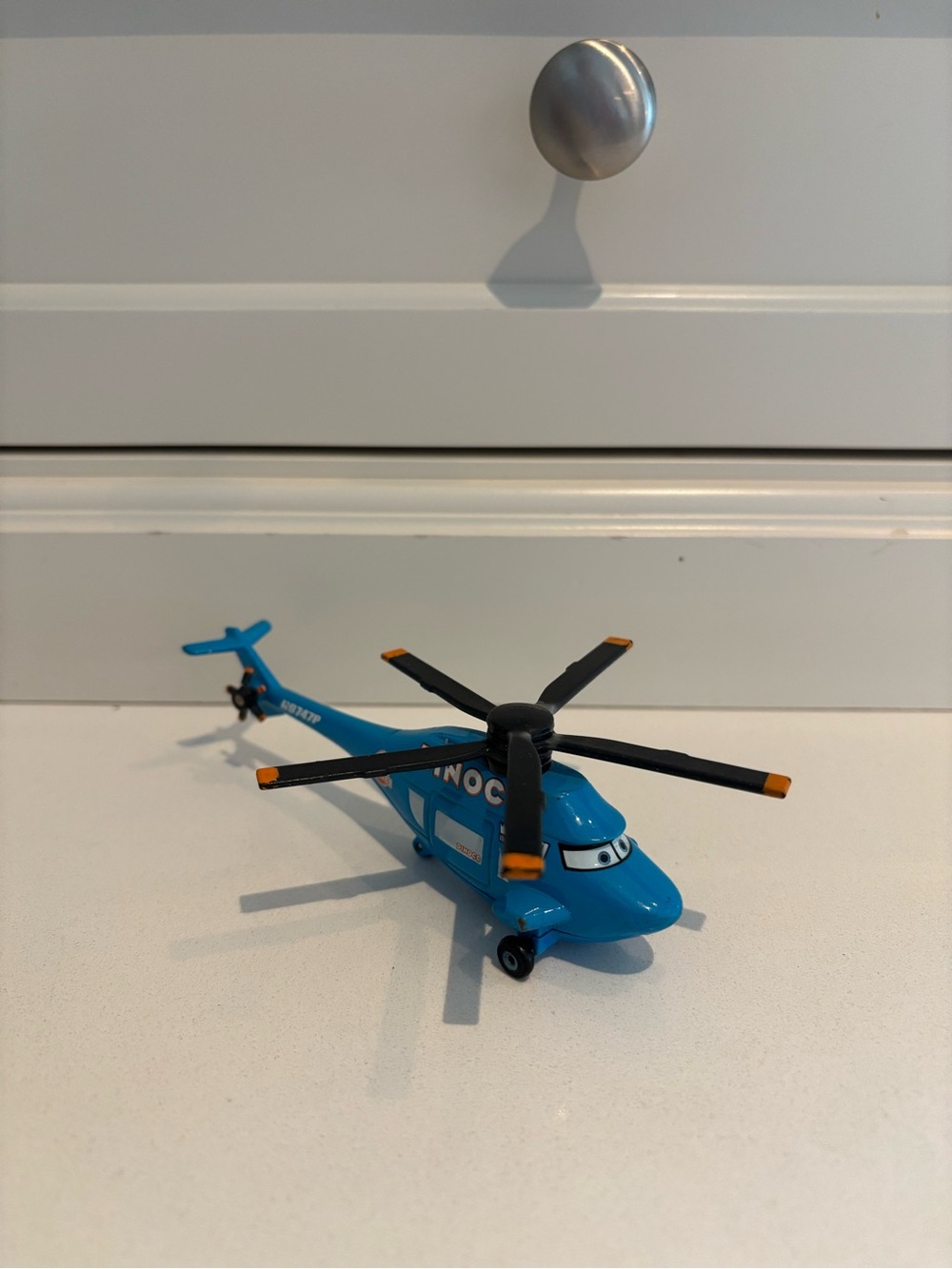 Disney Cars Rotor Turbosky Dinoco Helicopter